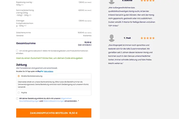 Übersicht der verfügbaren Zahlungsmethoden in WooCommerce Online-Shops